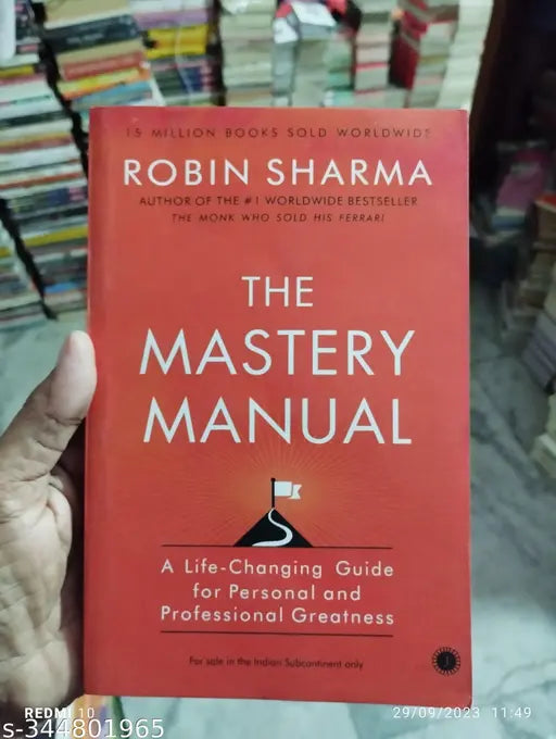 The Mastery Manual - A Life Changing Guide For Personal And Professional Greatness English  Paperback  Robin Sharma