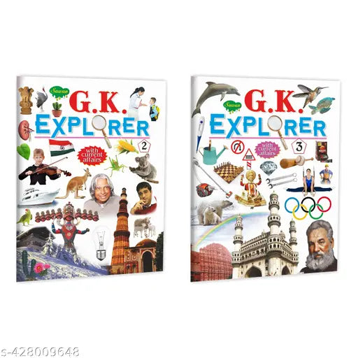 G.K. Explorer – 2 and 3 book for kids : Kid's General Knowledge Book  GK Book for Kids  GK Explorer Book for Kids.