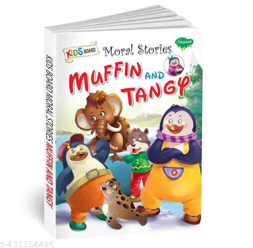 Muffin and Tangy board book for kids : Reading book for kids  Moral stories books  Educational book for kids (Hardcover).