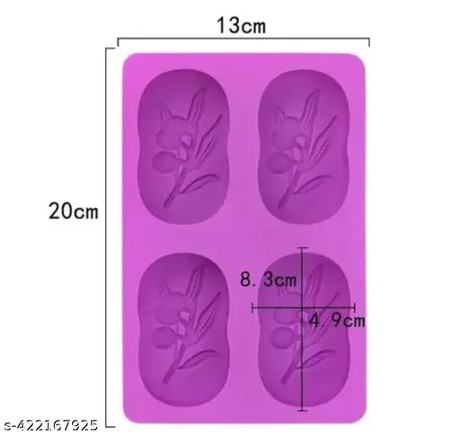 Name : Redsky 1 Pc Silicon Soap Mold  Soap mould  Soap Mold Mufffine  Cupcake  Silicone Soap Mould  Silicone Soap Tray  Soap Silicone Mold  Soap Mould  Ice Tray Mould Pack of 1