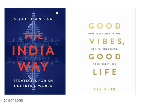 GOOD VIBES GOOD LIFE BY VEX KING  +  THE INDIA WAY  BY S. JAISHANKAR