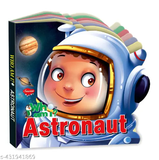 Astronaut die cut board book for kids :Learning board book for kids  Children Learning book  Educational board book.