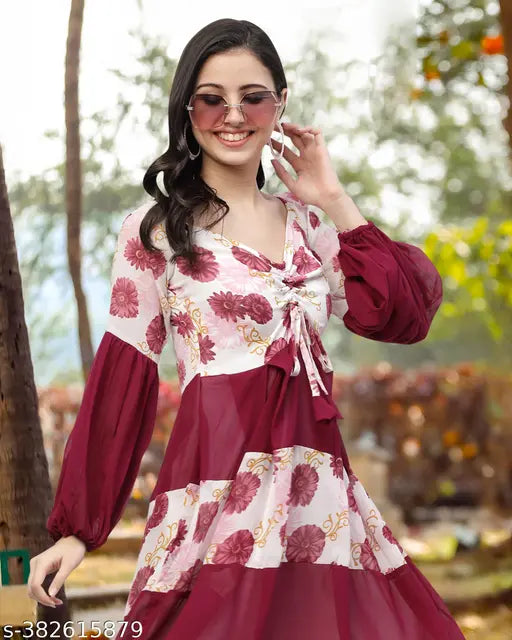 dress for women  women dress  printed dress  dress on lowest price  dresses  long dress  solid dress