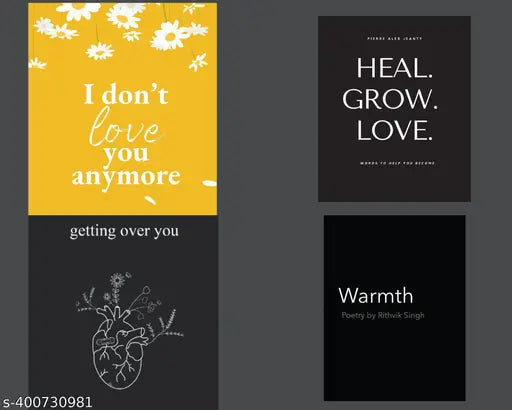 I Don't Love You Anymore + Warmth+ Geting Over You + HEAL GROW LOVE