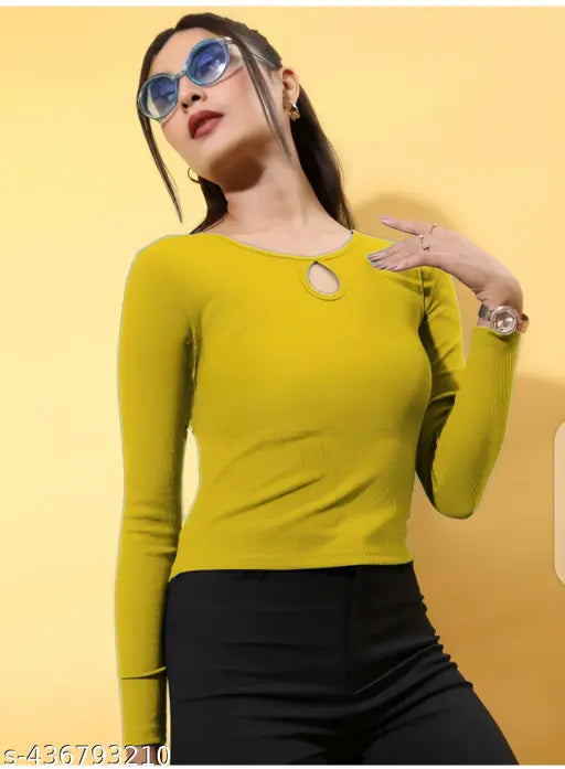 Stylish Neck Hole Top