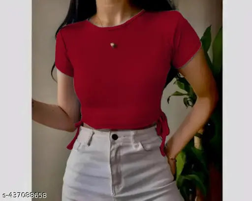 New Stylish Dori Short Sleeve Fashionable Top For Woman