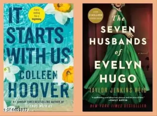 It Starts With Us & Seven Husband - Combo (Set Of 2 ) By Reid Taylor Jenkins & Collen Hoover  (Paperback  Reid Taylor Jenkins & Collen Hoover)