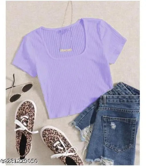 New Latest fancy Deepneck Neck Top For summer