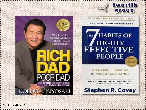 Combo Rich Dad Poor Dad + influence: The Psychology of Persuasion (Collins Business Essentials)