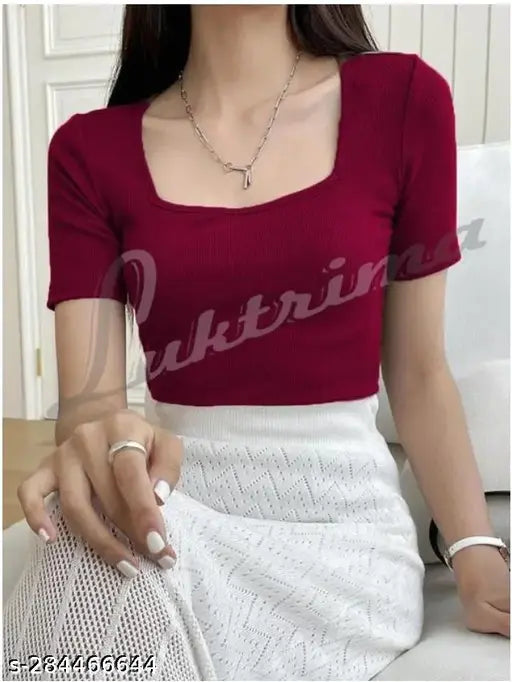 New Latest fancy Deep Neck Top For summer