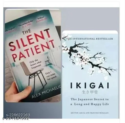 THE SILENT PATIENT + EKIGAI (2 Books Combo Books) Paperback