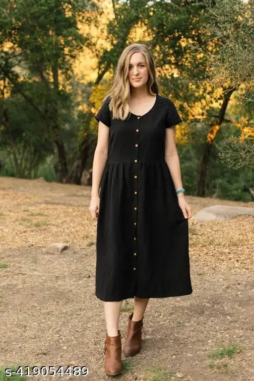Pretty Fashionable Dress Short Sleeve Women CasualKurtis