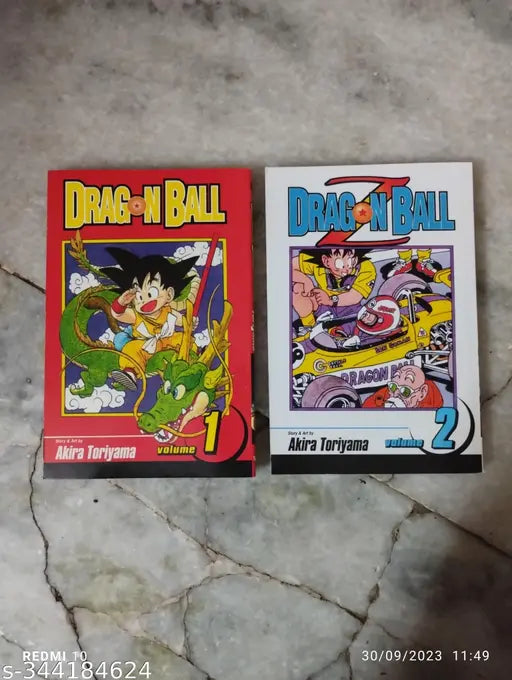 Combo Of 2 Book :- Dragon Ball Volume-1 + Dragon Ball Z Volume-2 (English  Paperback   Akira Toriyama)