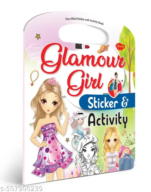 Glamour Girl Sticker and Activity book : Early learning sticker activity book  Fun educational book  Sticker book for early learners