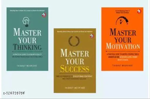 Master Your Thinking (Paperback  Thibaut Meurisse) + Master Your Success (Paperback  Thibaut Meurisse) + MASTER YOUR MOTIVATION (Paperback  THIBAUT MEURISSE)  (Paperback  THIBAUT MEURISSE)