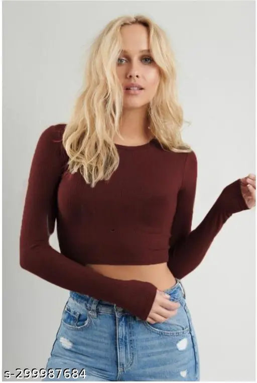Round Neck Full Sleeve Top