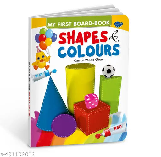 Shapes and Colours board book : Children learning books  Learning board book for kids  Children board books (Hardcover).