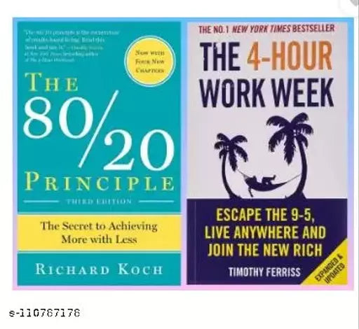 COMBO OF ( The 4-Hour Work Week + The 80/20 Principle)  (Paperback  Timothy Ferriss  Richard Koch)