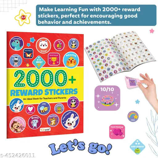 2000+ Reward Stickers : My First All in one Sticker book   Encouraging and Celebrating Kid's Achievements with Over 2000 Stickers  Ideal for Teachers and Parents  Kids Reward Stickers Book