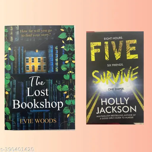 BOOK HUB The Lost Bookshop AND FIVE SURVIVE COMBO PACK OF 2