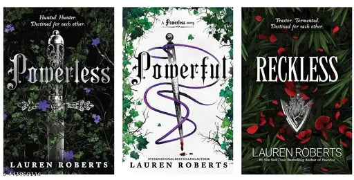 set of 3 books powerless  powerfull and reckless