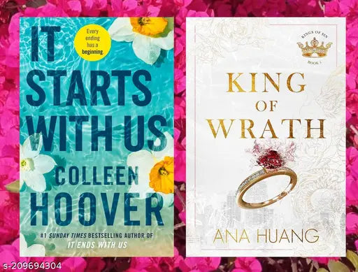 IT STARTS WITH US BY COLLEEN HOOVER + KING OF WRATH BY ANA HUANG