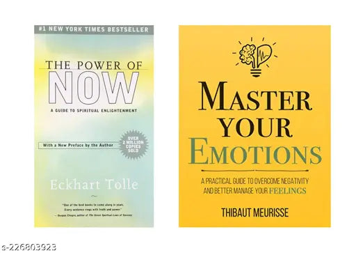 THE POWER OF NOW  BY ECKHART TOLLE + MASTER YOUR EMOTIONS BY THIBAUT MEURISSE