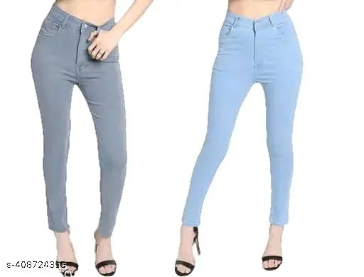 Woman Denim Slim fit mid Waist Jeans