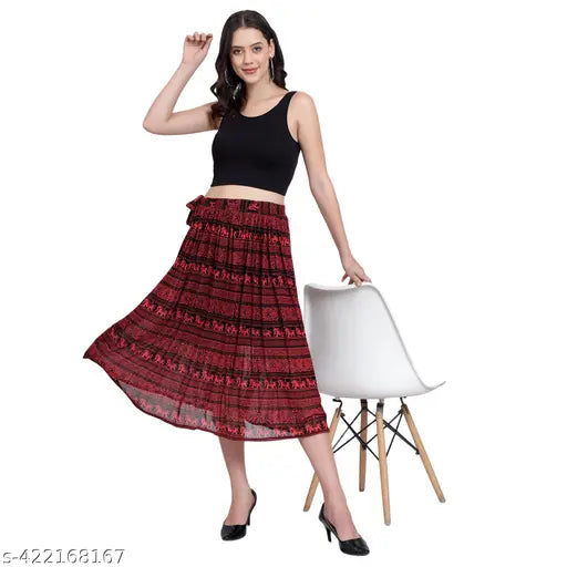 Woman Ethnic Party wear Skirt