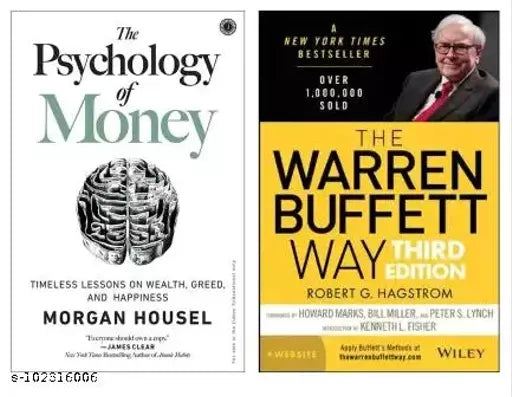 The Psychology Of money+ The Warren Buffett Way (Combo Of 2 Books) [Unknown Binding]  (Paperback  Morgan Housel  Robert G. Hagstrom)