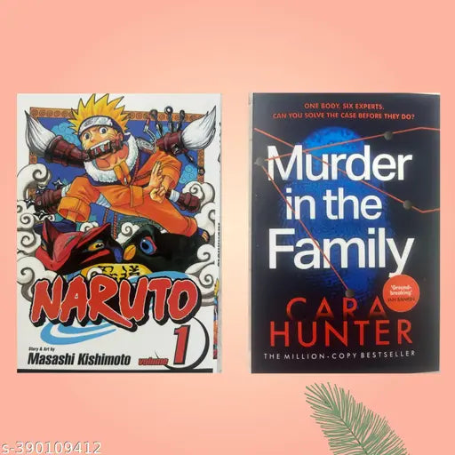 BOOK HUB NARUTO AND MURDER IN THE FAMILY COMBO PACK OF 2