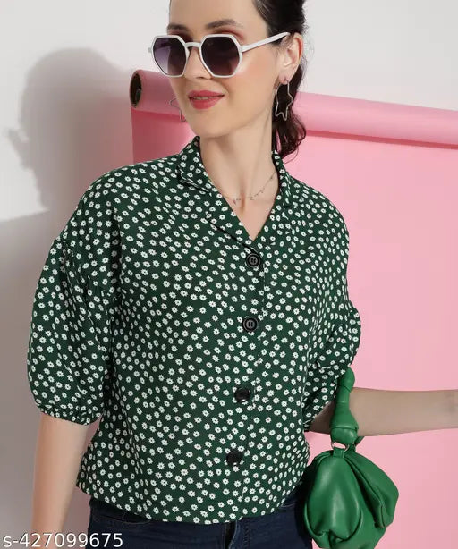 Womens Casual Printed Stylish Shirt