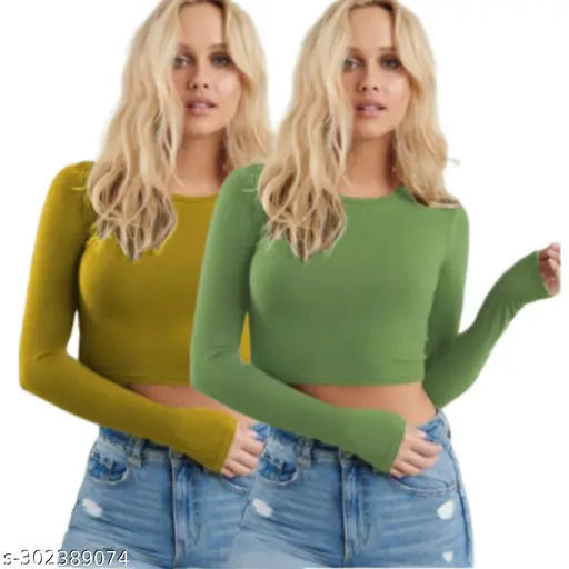 Combo Roundneck Full Sleeve Top
