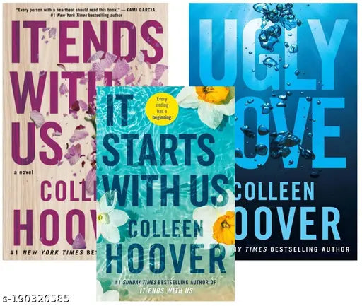 IT ENDS WITH US + IT STARTS WITH US + UGLY LOVE BY COLLEEN HOOVER