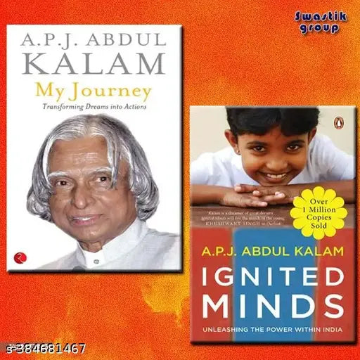 combo of 2 Books MY JOURNEY - TRANSFORMING DREAMS INTO ACTIONS+ IGNITED MINDS Paperback (Dr. APJ Abdul Kalam)