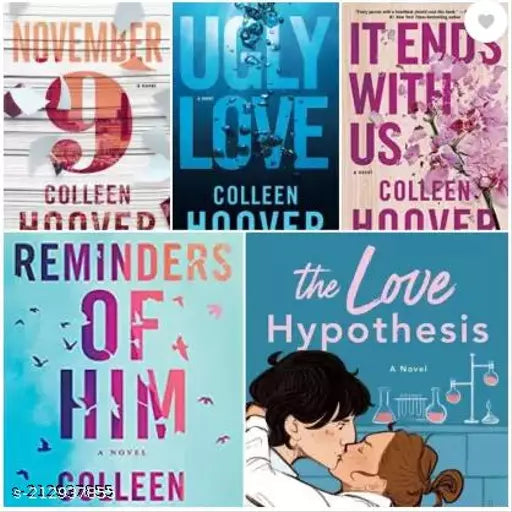 Best 5 Pack Of Love Story It Ends With Us+ Ugly Love+ November 9+ REMINDER OF HIM+ LOVE HYPOTHESIS Colleen Hoover And Ali Hazelwood  (Paperback  Colleen Hoover  Ali Hazelwood)