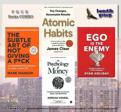 Amazing Combo :  The Subtle Art of Not Giving A F*cck -  Atomic Habits 