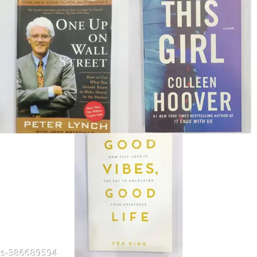 BOOKS HUB This Girl &One Up On Wall Street: How To Use What You Already Know To Make Money ANDTHE GOOD VIBES COMBO (PACK OF 3)
