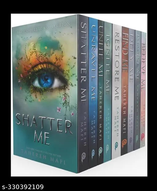 Shatter Me Series Collection 9 Books BOX Set By Tahereh Mafi(Unite Me  Believe Me  Imagine Me  Find Me  Unravel Me  Unravel Me  Defy Me  Restore Me  Ignite Me) Paperback – Box set
