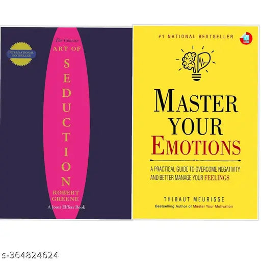 Set Of 2 BOOKS -The Art Of Seduction + Master Your Emotions - Paperback