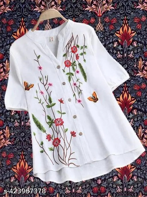 Trendy Womens Printed Shirt