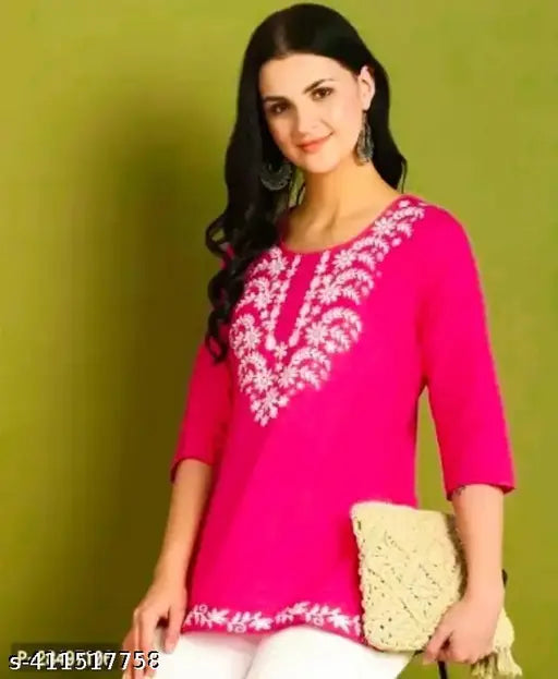 TRENDY PINK KURTI