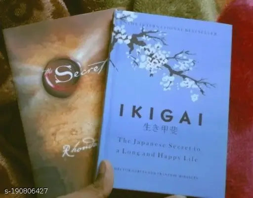 THE SECRET + IKIGAI  BOOK (IKIGAI HARDCOVER+ THE SECRET PEPERBACK) (Ikigai: The Japanese secret to a long and happy life + The Secret Rhonda byrne)