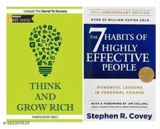 Combo Of Think And Grow Rich & The 7 Habits Of Highly Effective People  (Paperback  Napoleon Hill  R. Stephen Covey)