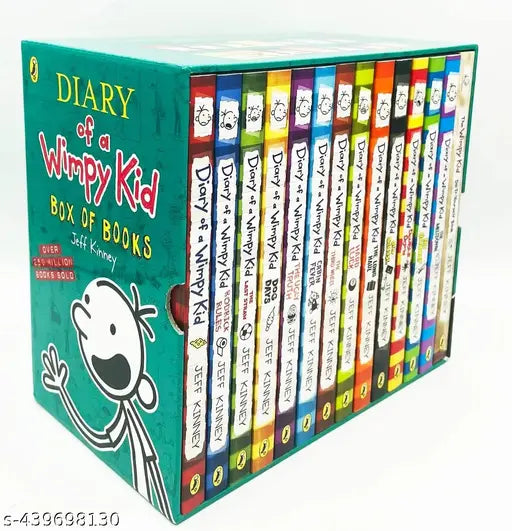 Diary of a Wimpy Kid - Box of Books Books 1 - 13 + DIY book