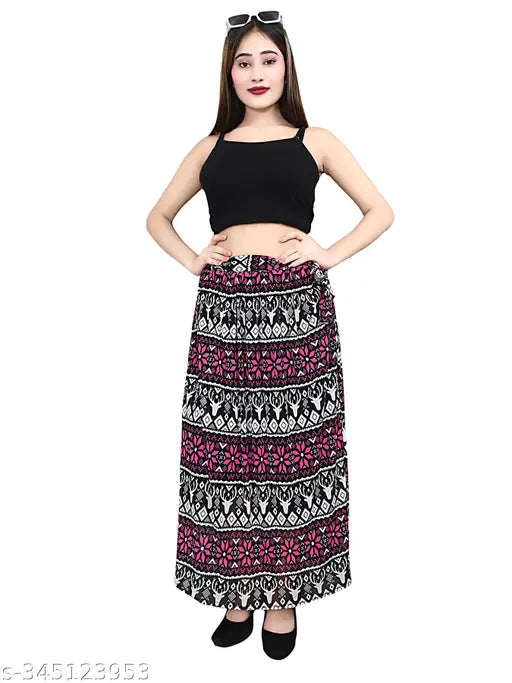 Woman Ethnic Skirt with inner