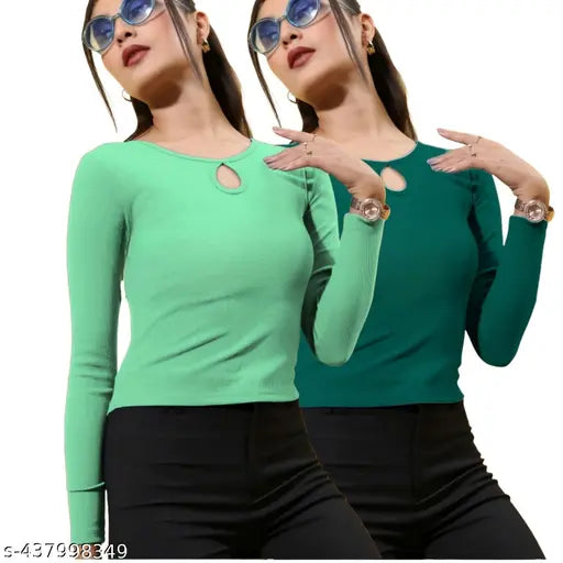 Combo (Pack Of 2) New Stylish Modern Top For woman