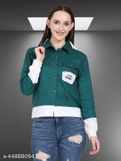TM Teal Button Jacket