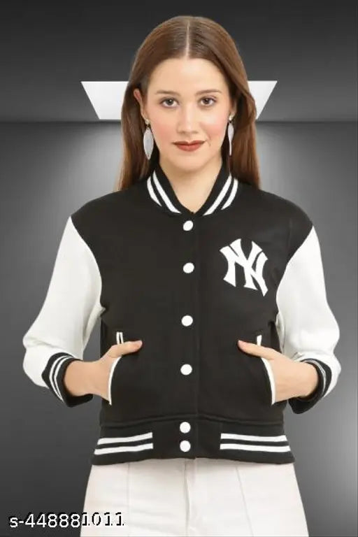 TM Black NY Print Jacket