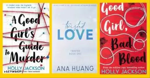 good girl bad blood+ a good girl guide to murder+ twisted love(ENGLISH  PAPERBACK) (3 BOOKS COMBO)Fiction Novels